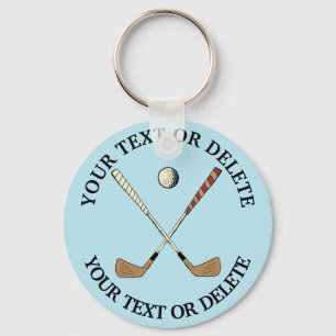 Vintage Classic Golf Golfer Key Ring