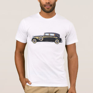 Vintage Classic Luxury Black and Gold Automobile T-Shirt