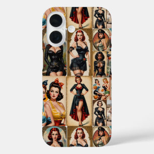 Vintage Classic Pin-up Girls Collection Design  iPhone 16 Case