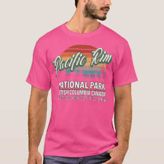 Vintage Classic Retro Colour Pacific Rim National T-Shirt