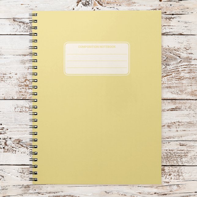 Vintage Classic Solid Color Composition Notebook (Creator Uploaded)