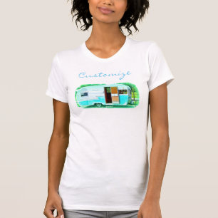 Vintage classic trailer caravan Thunder_Cove T-Shirt