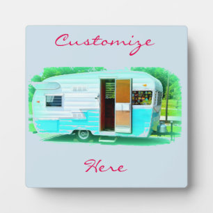 Vintage classic trailer gypsy caravan plaque