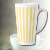 Vintage Classic Yellow & White Stripes