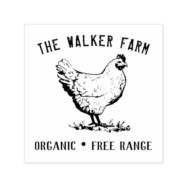 Vintage Classical ⎢ Personalised Egg Self-inking Stamp (Design)