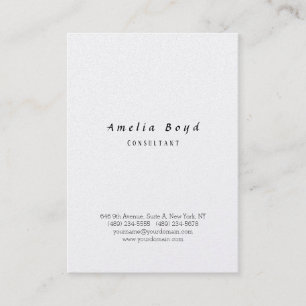 Vintage Classical Professional Stylish Minimalist Business Card