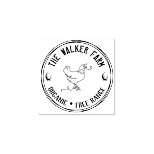 Vintage Classical ⎢ The hen and the egg Rubber Stamp