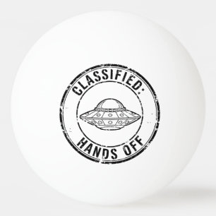 Vintage Classified: Hands Off UFO Ping Pong Ball