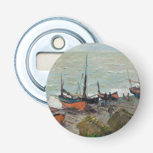 Vintage Claude Monet Fishing Boats Bottle Opener