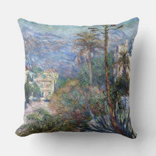 Vintage Claude Monet Villas at Bordighera Cushion