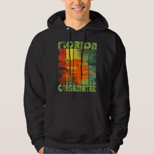 Vintage Clearwater Florida Island Beach Vacation Hoodie
