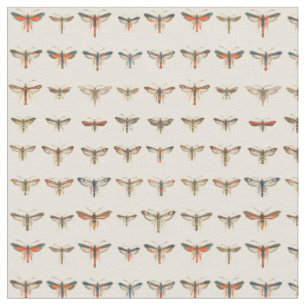 Vintage Clearwing Moths Fabric