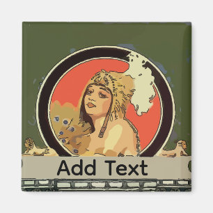 Vintage Cleopatra add text Magnet