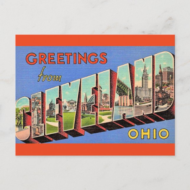 Vintage Cleveland Ohio Postcard (Front)