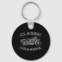Vintage Clic Grandpa Funny Motorcycle Graphic Men'