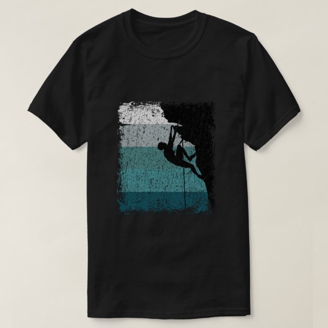 Vintage Climbing Gift Idea T-Shirt (Design Front)