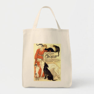 Vintage Clinique Cheron Steinlen Image Tote Bag