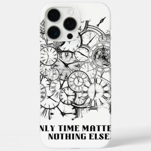 Vintage Clock Art Phone Case - Aesthetic Design