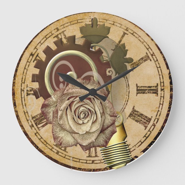 Vintage Clock Collage (Front)