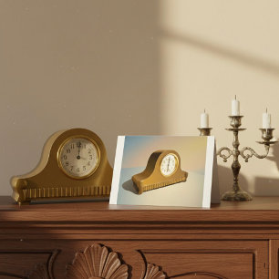 Vintage Clock Greeting Cards