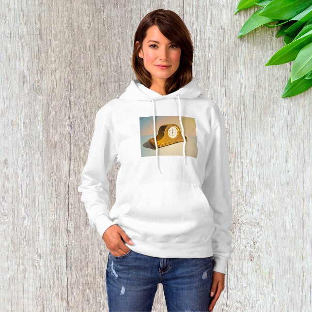 Vintage Clock Womens Hoodie (Creator Uploaded)