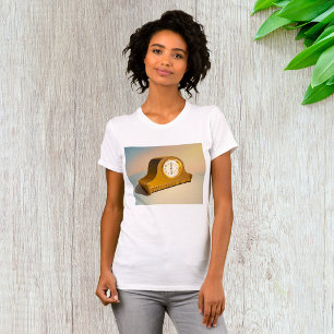 Vintage Clock Womens T-Shirt