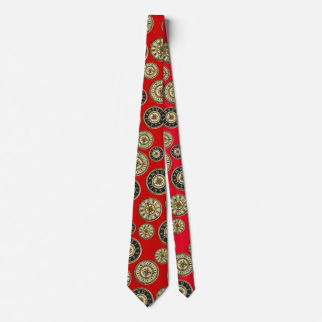 Vintage Clocks Tie (Front)