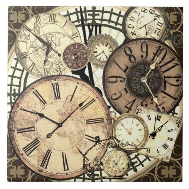 vintage clocks tile (Front)