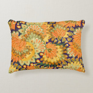 Vintage cloth pattern: close-up texture. decorative cushion