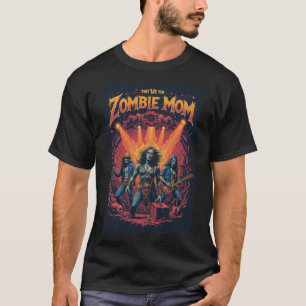 Vintage Clothing Graphic Concert Zombie Mum T-Shirt