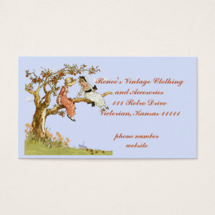 Vintage Clothing, Template with Vintage Children