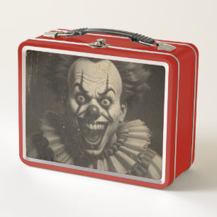 vintage clown lunch box