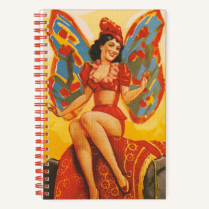 Vintage Clyde Beatty Circus Poster Notebook