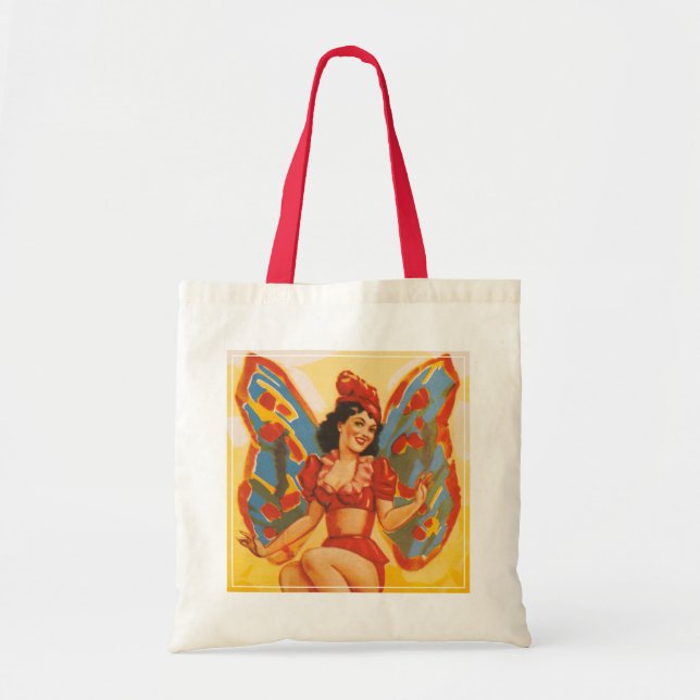 Vintage Clyde Beatty Circus Poster Tote Bag (Front)