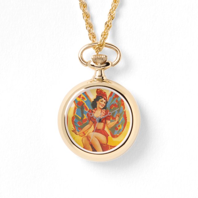 Vintage Clyde Beatty Circus Poster Watch (Front)