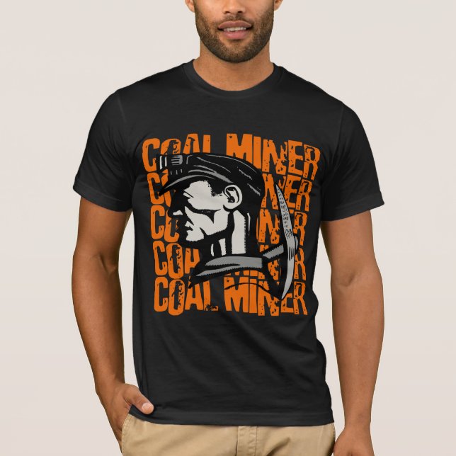 vintage coal miner T-Shirt (Front)