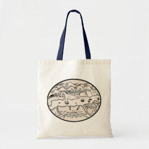 Vintage Coastal Heritage Tote Bag