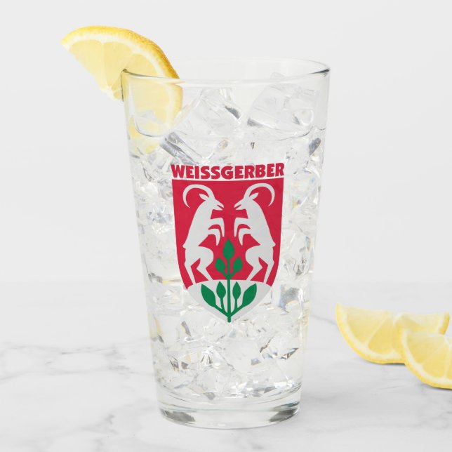 Vintage Coat of Arms Austria Vienna | Weissgerber Glass (Front Ice)