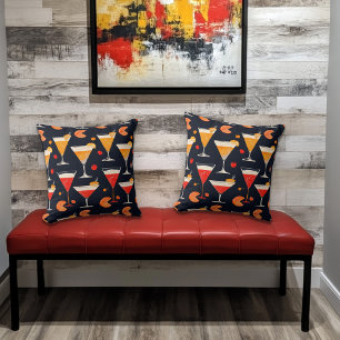 Vintage Cocktail Hour Cushion