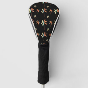Vintage Coconut Palm Sunset Tropical Paradise Golf Head Cover
