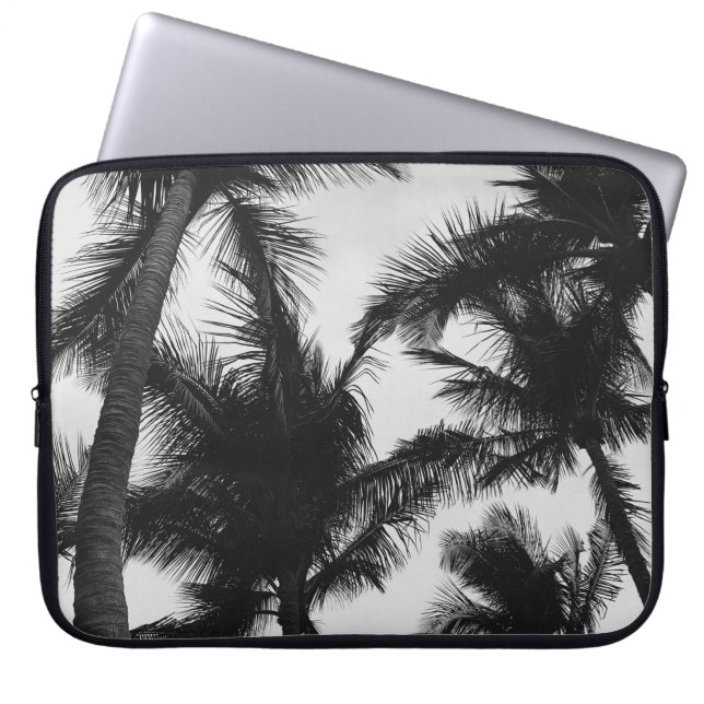VINTAGE COCONUT PALM TREE LAPTOP SLEEVE (Front)