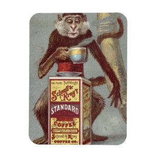 Vintage Coffee Ad Magnet