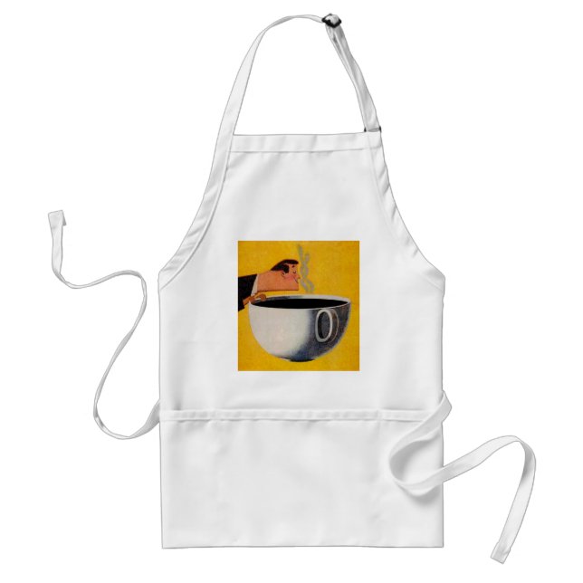Vintage Coffee Advertisement Standard Apron (Front)