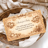 Vintage Coffee Baby Shower Books for Baby