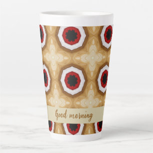 Vintage Coffee christmas Xmas pattern Variant 5 Latte Mug