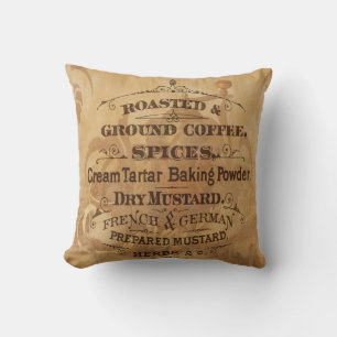 Vintage Coffee Cushion