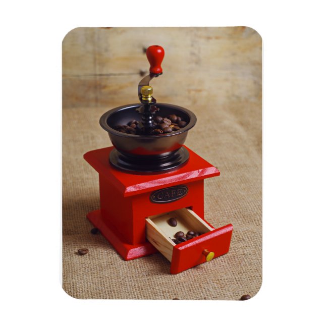 Vintage coffee grinder magnet (Vertical)