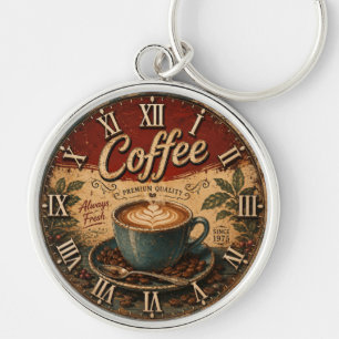 Vintage Coffee  Key Ring
