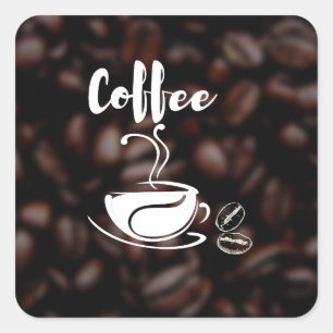 Vintage Coffee Lover Sticker caffeine club