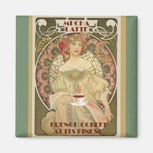 Vintage Coffee Poster Magnet